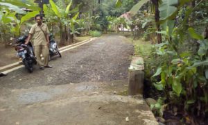 Pengaspalan jalan desa cilapar