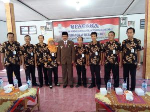pelantikan perangkat desa penolih