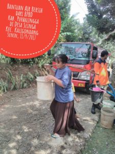 distribusi air bersih di slinga