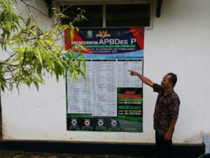 baliho APBDes Sidareja