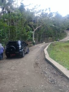 menuju lokasi agroforestry sidareja