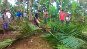 pembukaan jalur baru karangmaja pecatutan