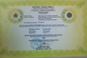 sertifikasi produk aman duku kalikajar